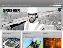 Tablet Screenshot of gresserco.com